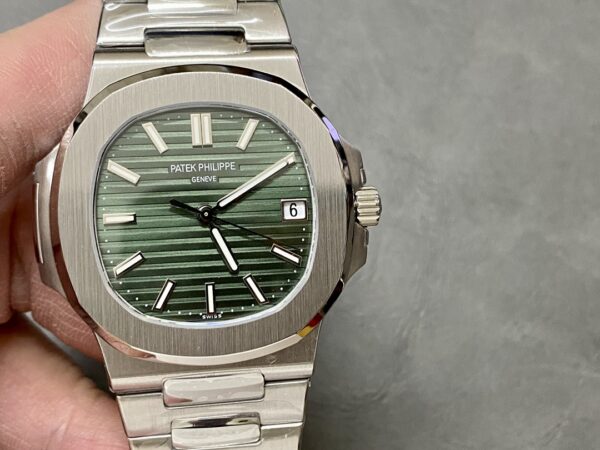 Patek Philippe Nautilus green plate